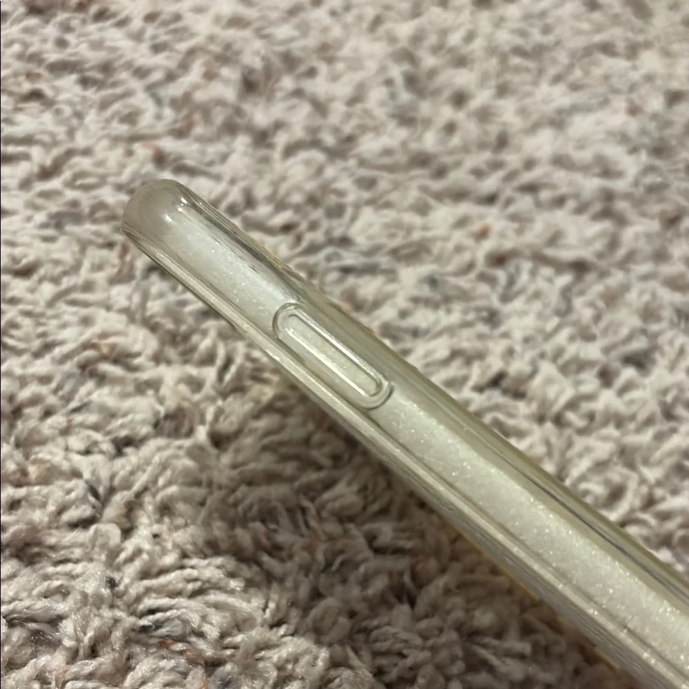 iPhone 11 Glitter Clear White Phone Case with Photo Pocket and Clear phone case - Picture 2 of 11